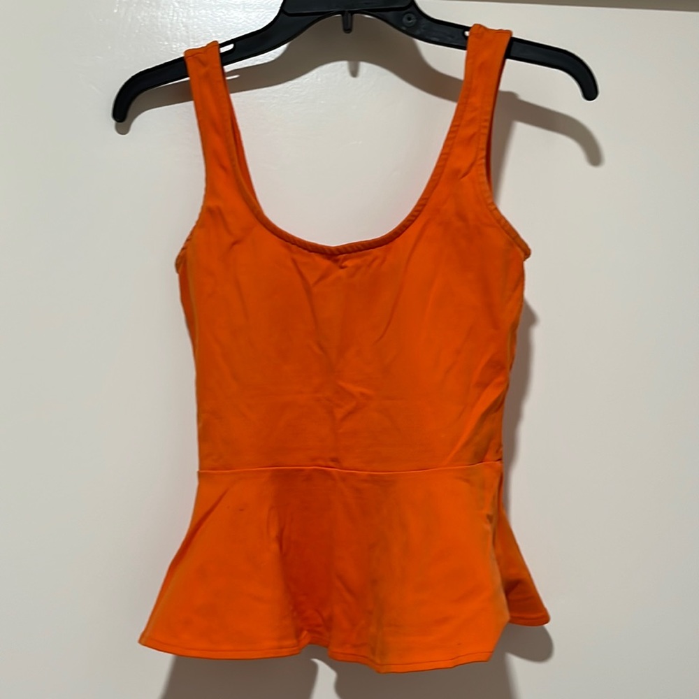 Bebe peplum tank